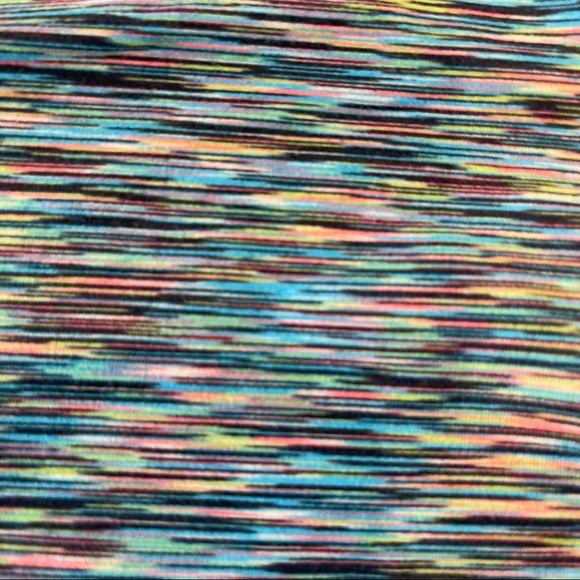 Zella Multi-colored Cosmic Space Dye Cropped Leggings, Size M - Picture 7 of 9